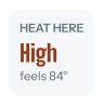 Heat here, as RunFast shows it.